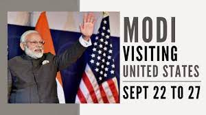 Narendra Modi Visiting US From September 22 to September 27